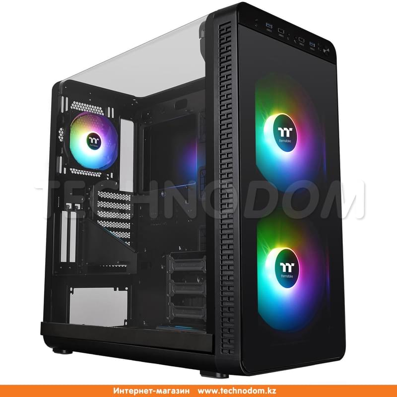 ПК корпус Thermaltake View 37 ARGB Edition Mid Tower, window, Black mATX (CA-1J7-00M1WN-04) - фото #0, Technodom.kz