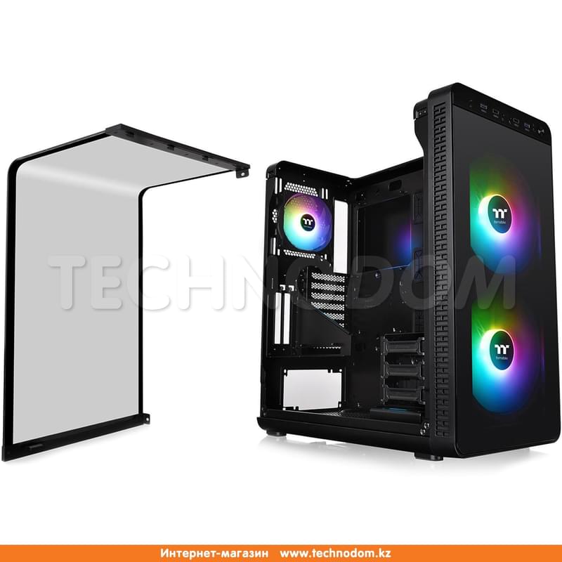 ПК корпус Thermaltake View 37 ARGB Edition Mid Tower, window, Black mATX (CA-1J7-00M1WN-04) - фото #1, Technodom.kz