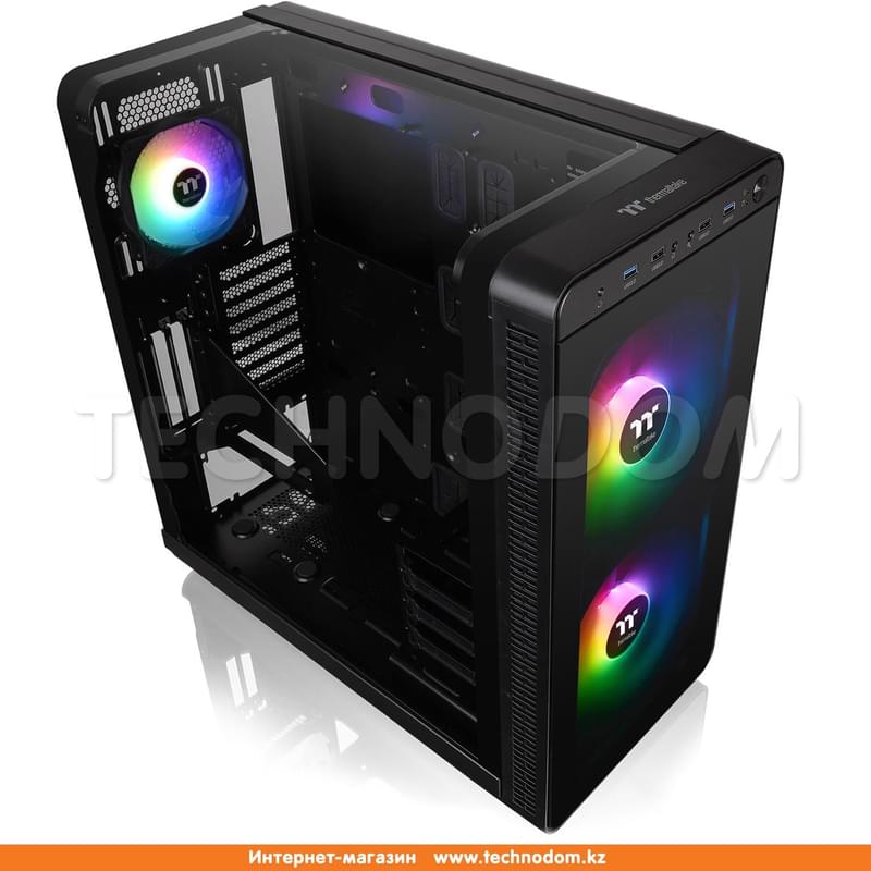 ПК корпус Thermaltake View 37 ARGB Edition Mid Tower, window, Black mATX (CA-1J7-00M1WN-04) - фото #2, Technodom.kz