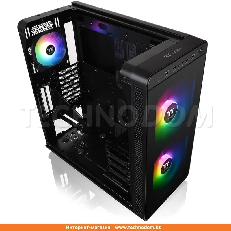 ПК корпус Thermaltake View 37 ARGB Edition Mid Tower, window, Black mATX (CA-1J7-00M1WN-04) - фото #3, Technodom.kz
