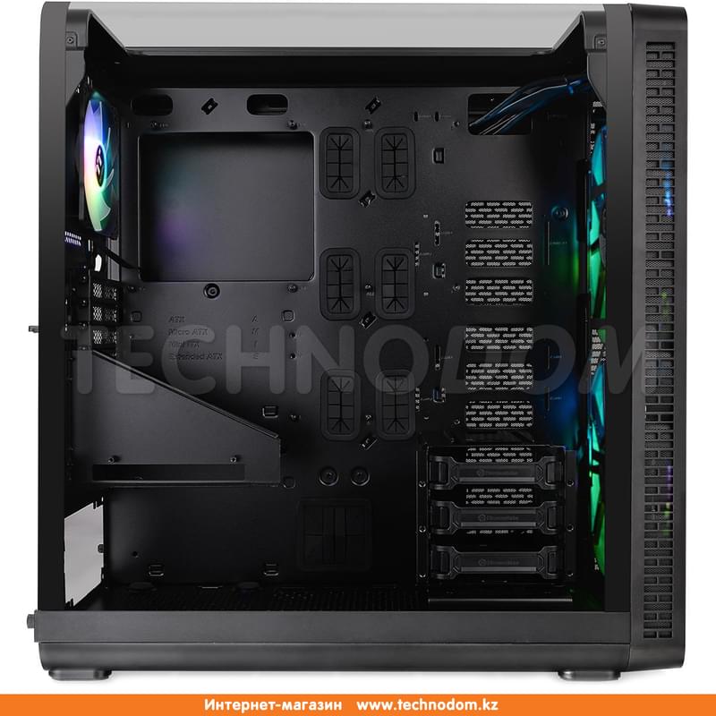 ПК корпус Thermaltake View 37 ARGB Edition Mid Tower, window, Black mATX (CA-1J7-00M1WN-04) - фото #11, Technodom.kz