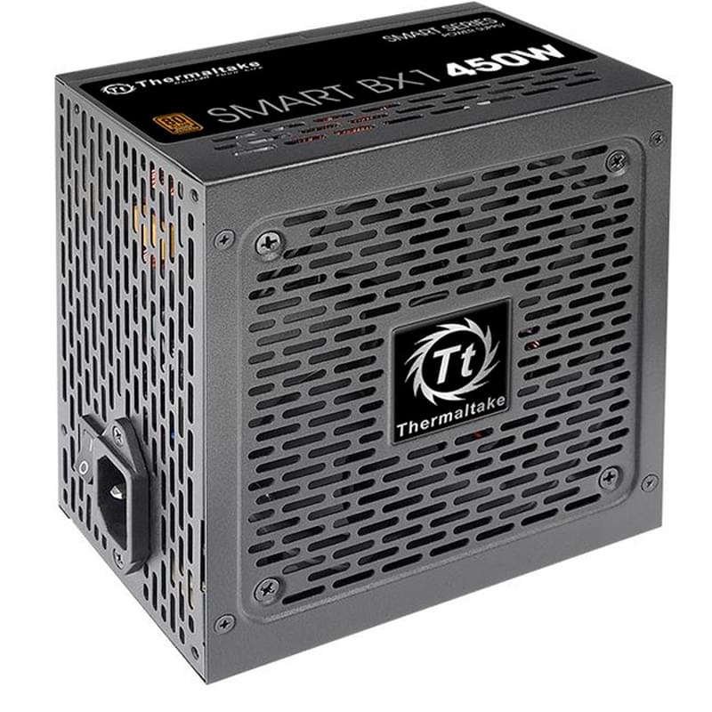 Блок питания Thermaltake Smart BX1 450W APFC 80 PLUS Bronze ATX 24+8 24+4 pin (PS-SPD-0450NNSABE-1) - фото #0, Technodom.kz
