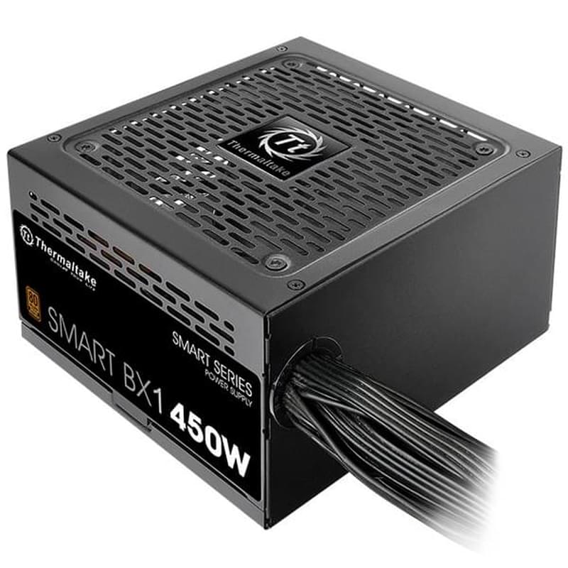 Блок питания Thermaltake Smart BX1 450W APFC 80 PLUS Bronze ATX 24+8 24+4 pin (PS-SPD-0450NNSABE-1) - фото #1, Technodom.kz