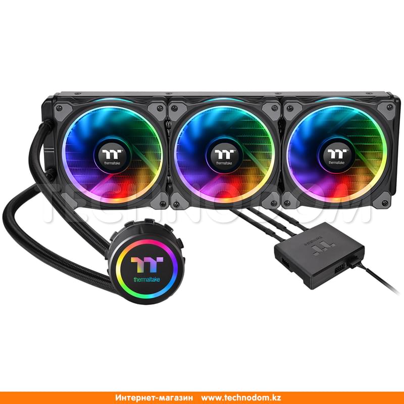 Система водяного охлаждения Thermaltake Floe Riing RGB 360 TT Premium Edition (CL-W158-PL12SW-A) - фото #0, Technodom.kz