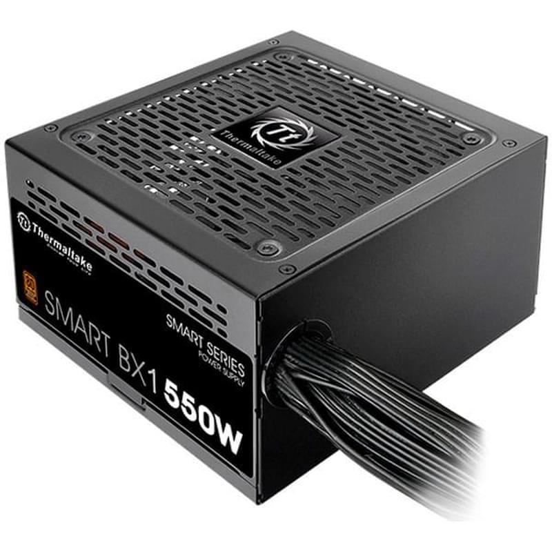 Блок питания Thermaltake Smart BX1 550W APFC 80 PLUS Bronze ATX 24+8 24+4 pin (PS-SPD-0550NNSABE-1) - фото #0, Technodom.kz