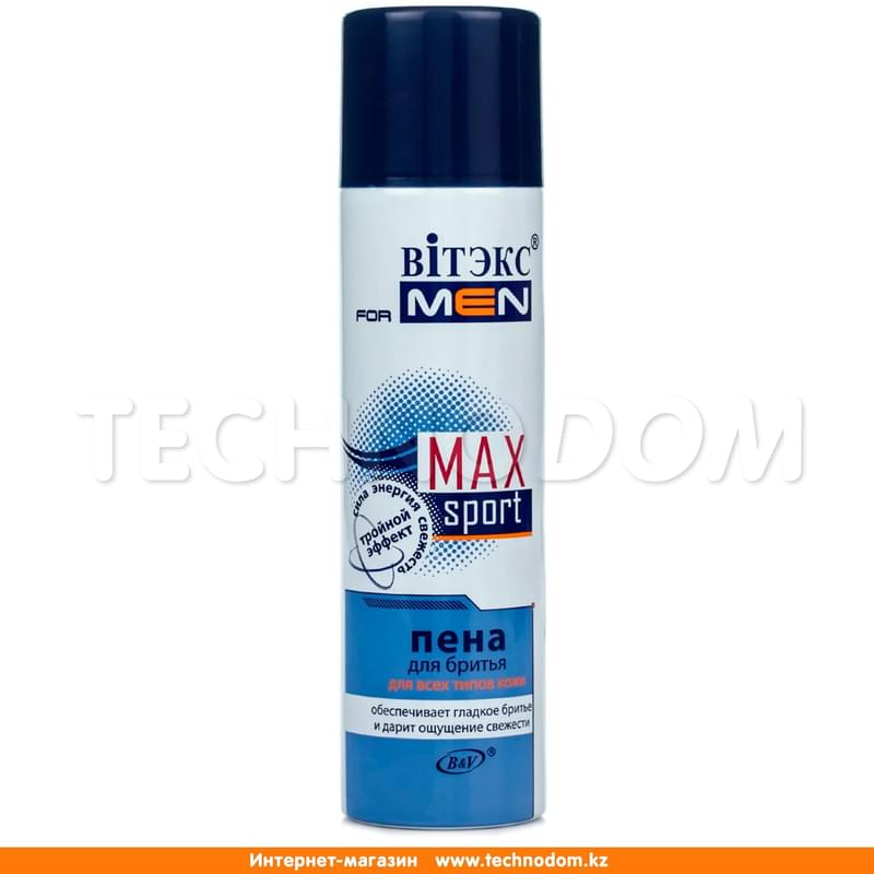 Пена для бритья для всех типов кожи MaxSport 250 мл - фото #0, Technodom.kz