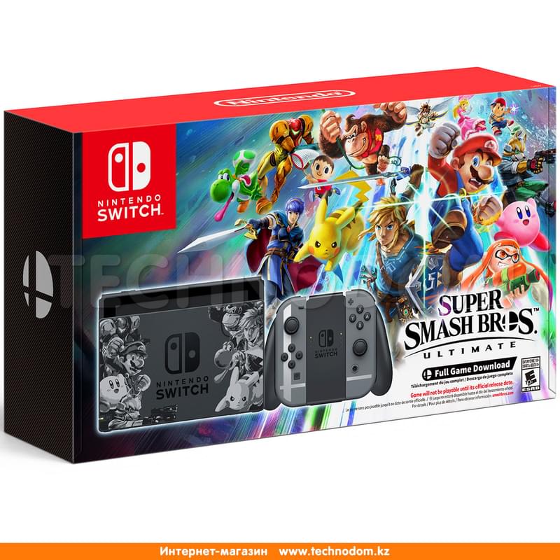 Игровая консоль Nintendo Switch HW Super Smash Bros. Ultimate Bundle - фото #0, Technodom.kz