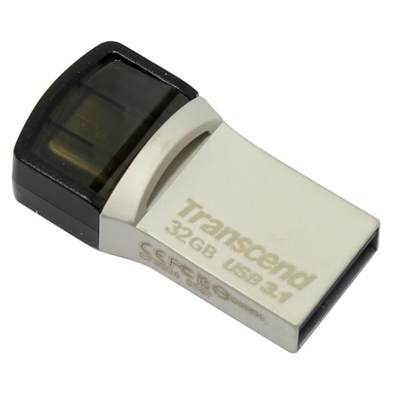 USB Флешка 32GB Transcend JetFlash 890S Type-A/C 3.1 Gen 1 (3.0) OTG (TS32GJF890S) - фото #0, Technodom.kz