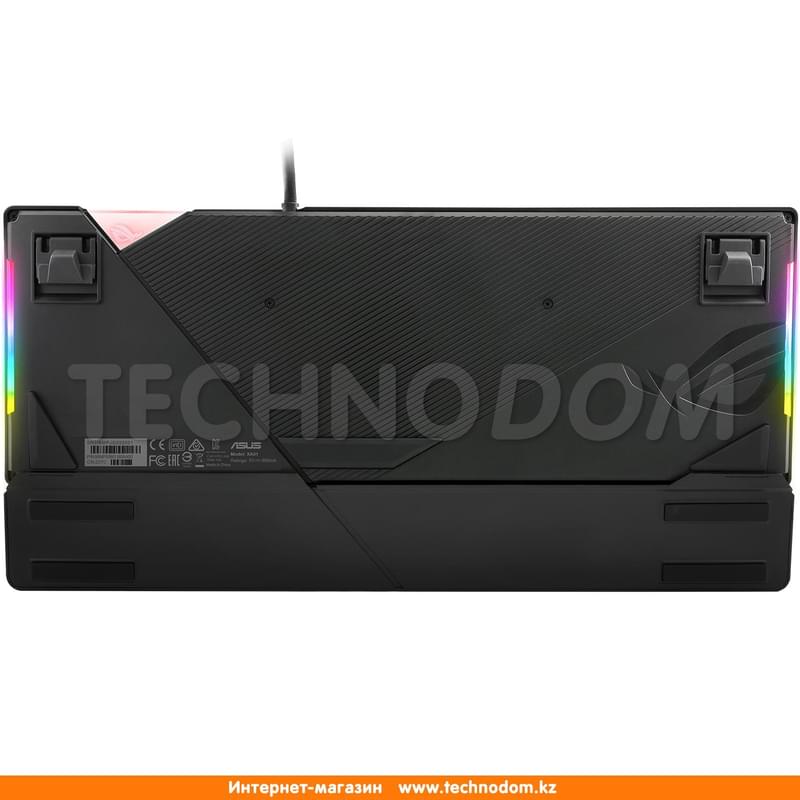 Клавиатура игровая проводная USB Asus ROG STRIX FLARE RGB, MX Red - фото #2, Technodom.kz