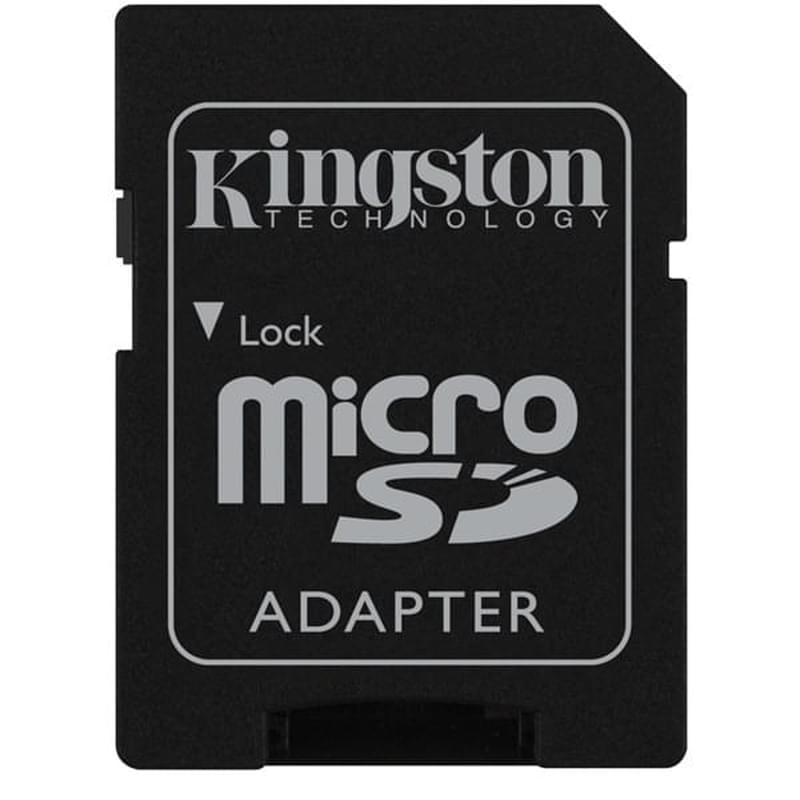 Карта памяти MicroSD 128GB Kingston UHS-I U1 80MB/s, Class 10 + SD Adapter (SDCS/128GB) - фото #0, Technodom.kz