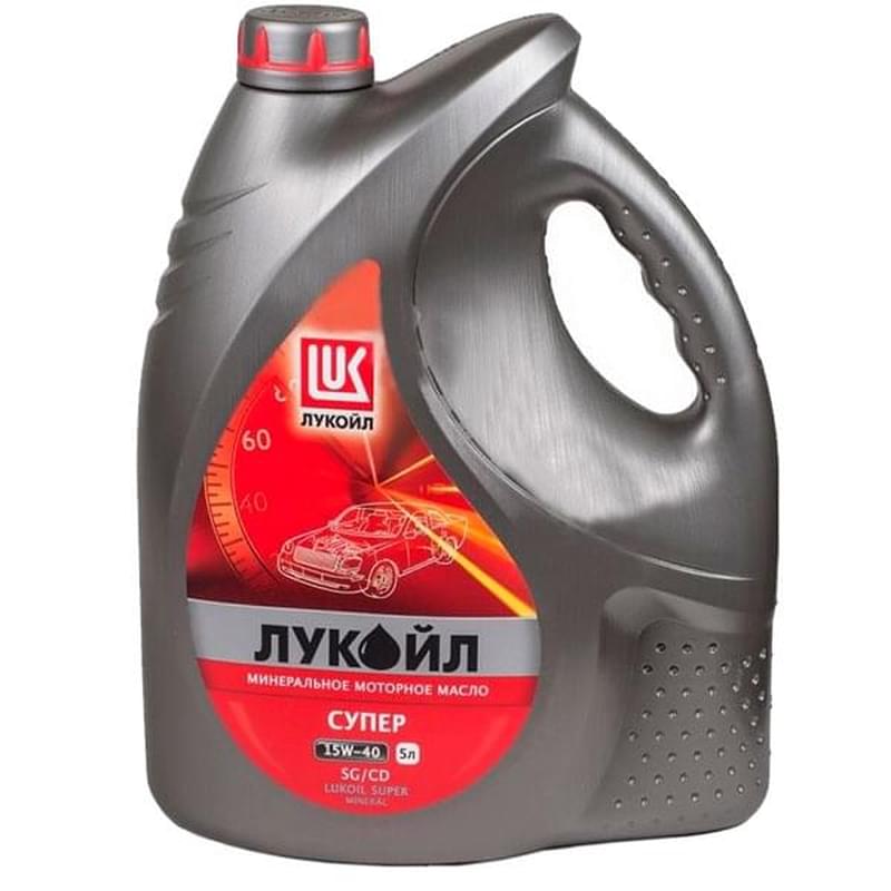 Моторное масло ЛУКОЙЛ Супер 15W40 API SG/CD 5л - фото #0, Technodom.kz