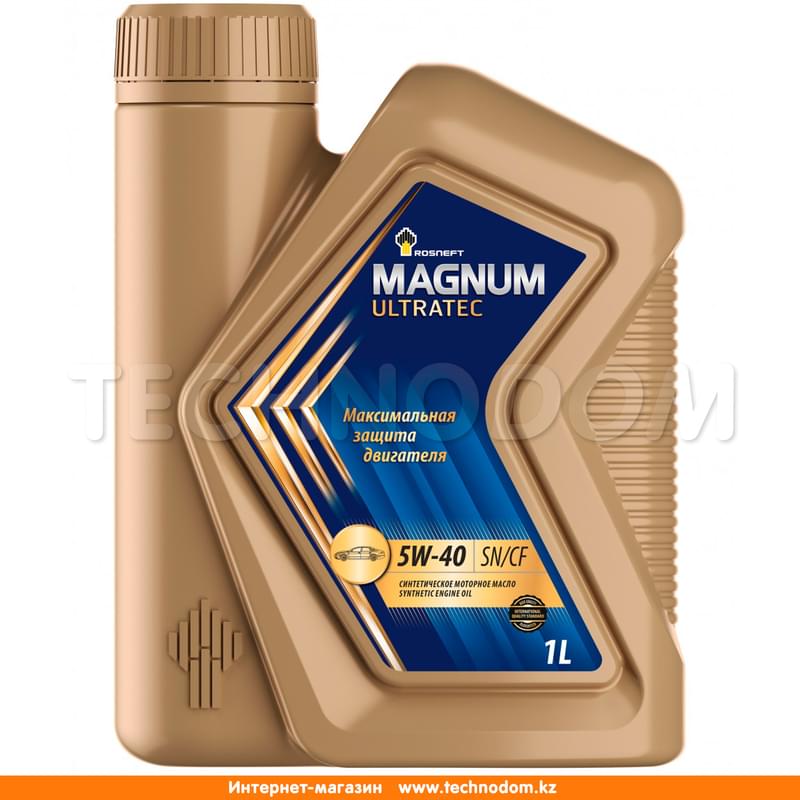 Моторное масло РОСНЕФТЬ Magnum Ultratec 5W40 API SN/CF 1л - фото #0, Technodom.kz