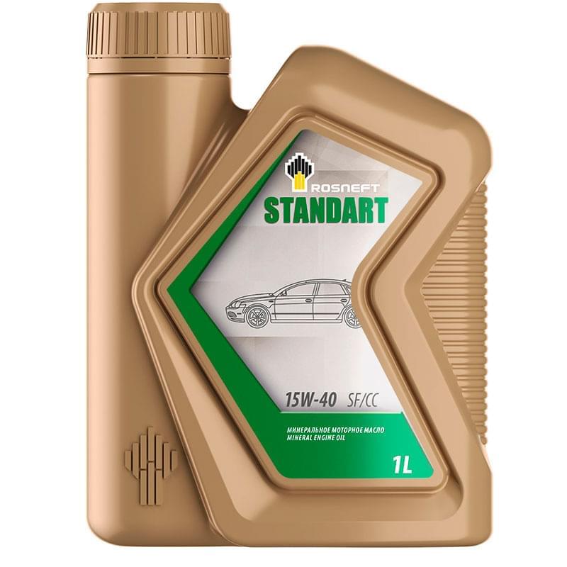 Моторное масло РОСНЕФТЬ Standart 15W40 API SF/CC 1л - фото #0, Technodom.kz