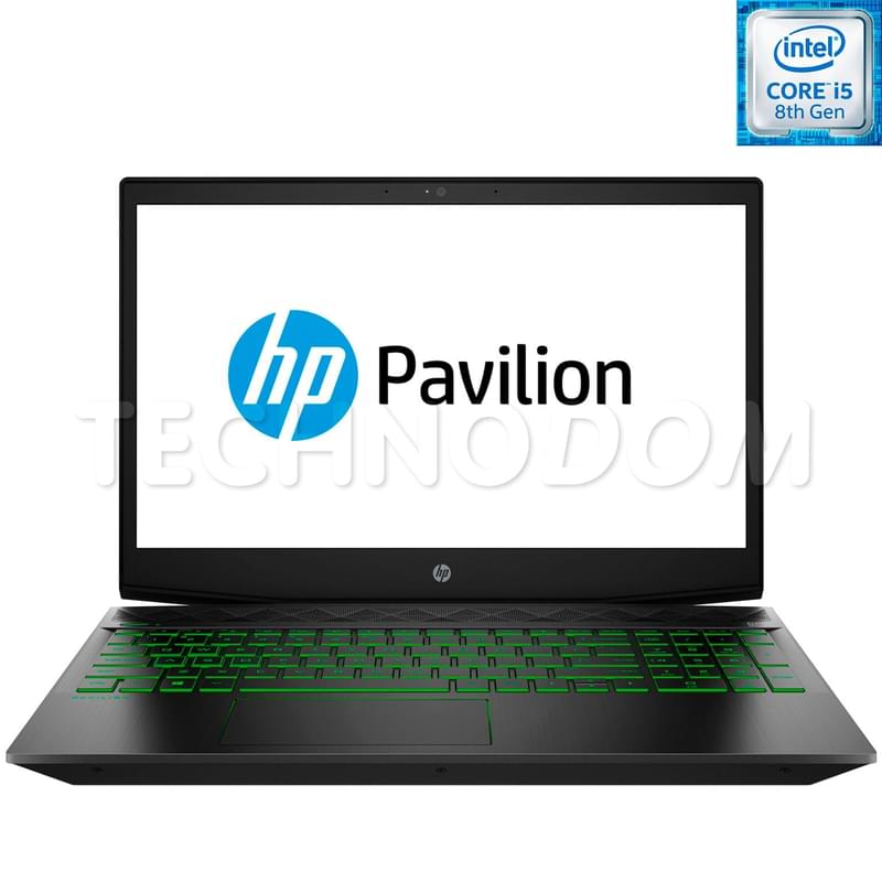 Игровой ноутбук HP Pavilion i5 8300H / 8ГБ / 1000HDD / GTX1060 3ГБ / 15.6 / DOS / (5GV46EA) - фото #0, Technodom.kz