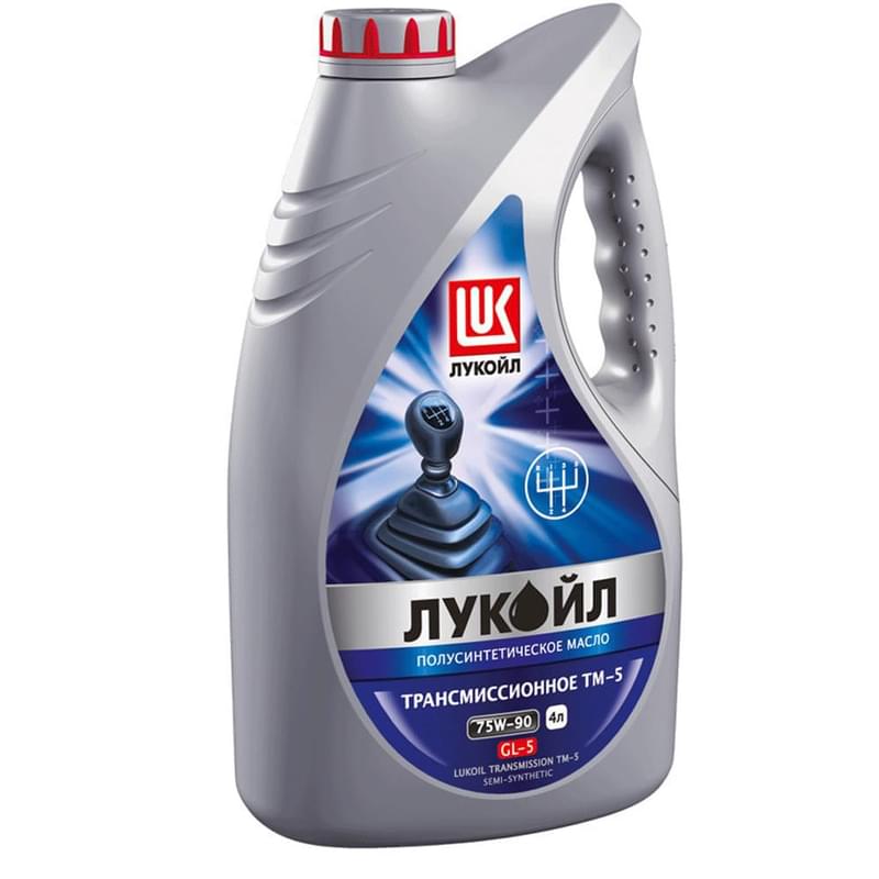 Трансмиссионное масло ЛУКОЙЛ ТМ-5 75W90 API GL-5 4л - фото #1, Technodom.kz