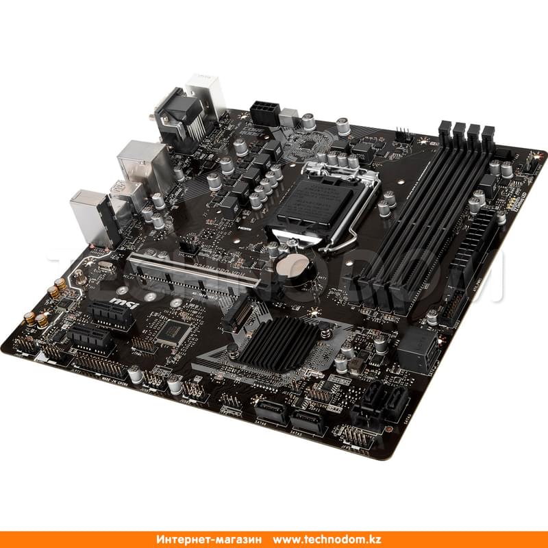 Материнская плата MSI B360M PRO-VDH LGA1151 4DDR4 PCI-E 1x16 2x1 (HDMI+DVI-D+VGA) mATX - фото #3, Technodom.kz