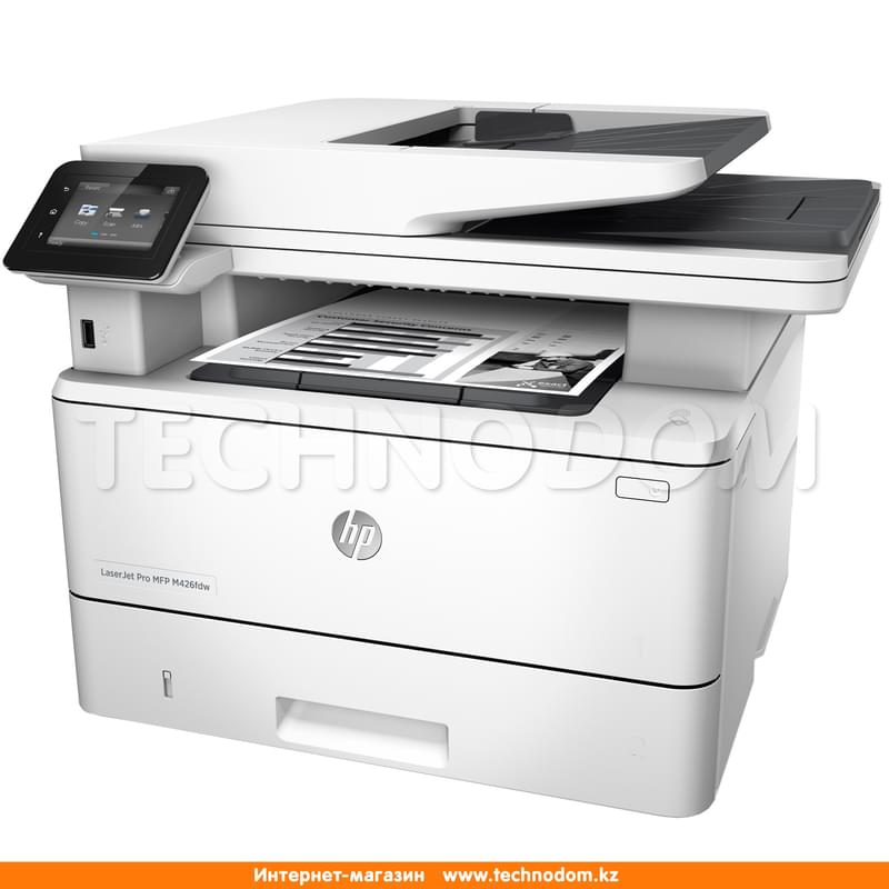МФУ лазерное HP LaserJet Pro M426fdw A4-A-D-F-N-W (F6W15A) - фото #2, Technodom.kz