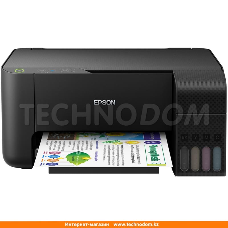 МФУ струйное Epson L3110 СНПЧ А4 - фото #1, Technodom.kz