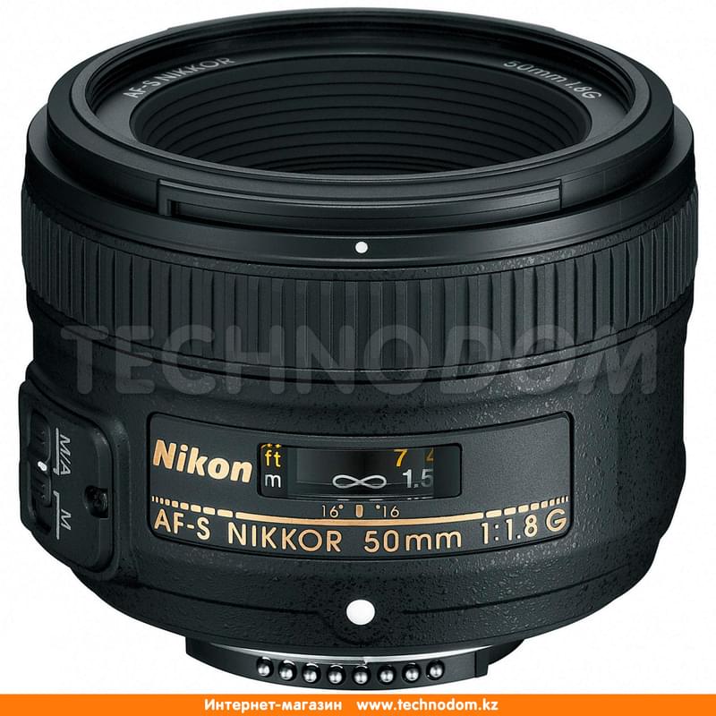 Объектив Nikon AF-S DX 50 mm f/1.8G - фото #0, Technodom.kz