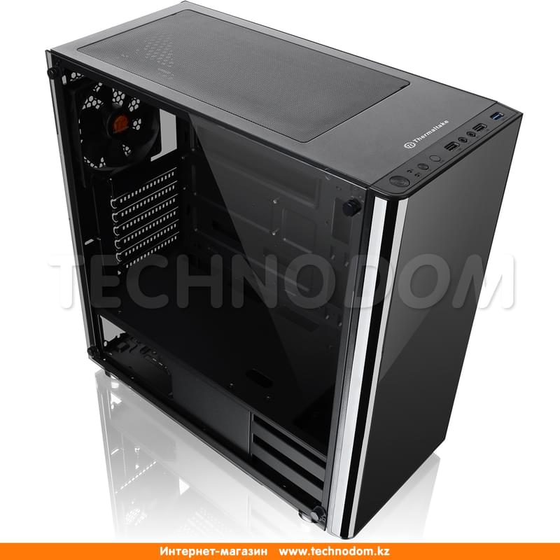 ПК корпус Thermaltake V200 TG RGB, window, Black mATX (CA-1K8-00M1WN-01) - фото #1, Technodom.kz
