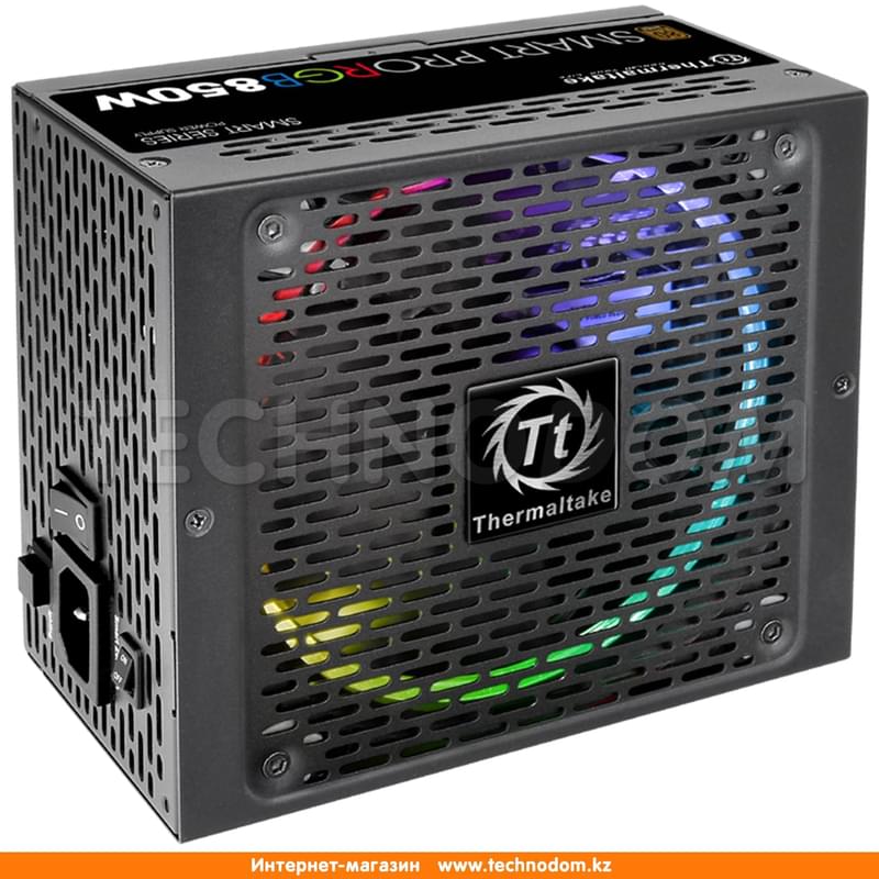 Блок питания Thermaltake Smart Pro RGB 850W APFC 80 PLUS ATX 20+4 pin, 4+4pin (PS-SPR-0850FPCBEU-R) - фото #3, Technodom.kz