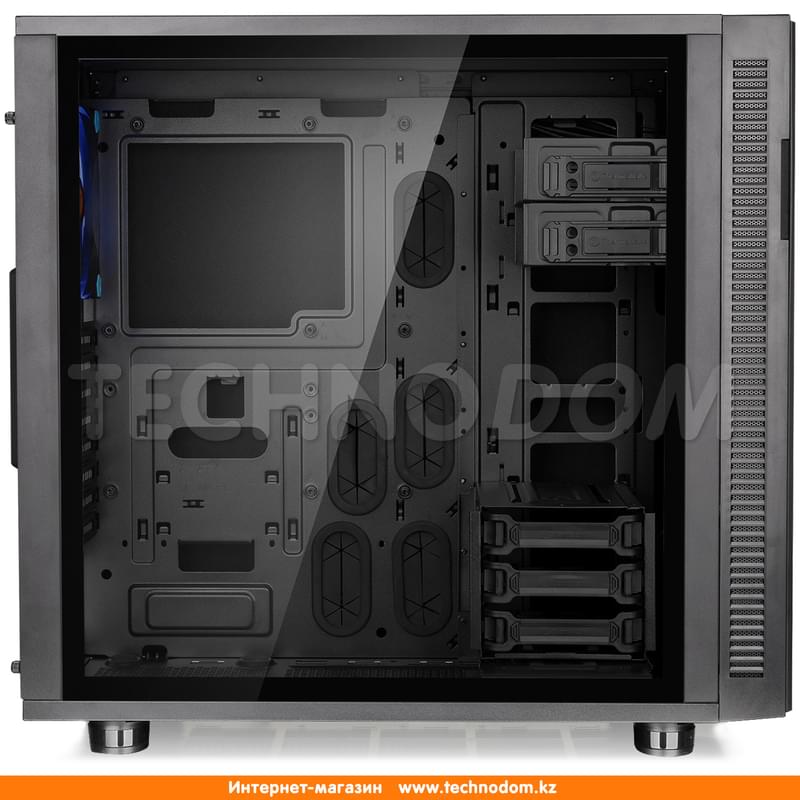 ПК корпус Thermaltake Suppressor F31 TG MidTower, window, Black ATX (CA-1E3-00M1WN-03) - фото #2, Technodom.kz