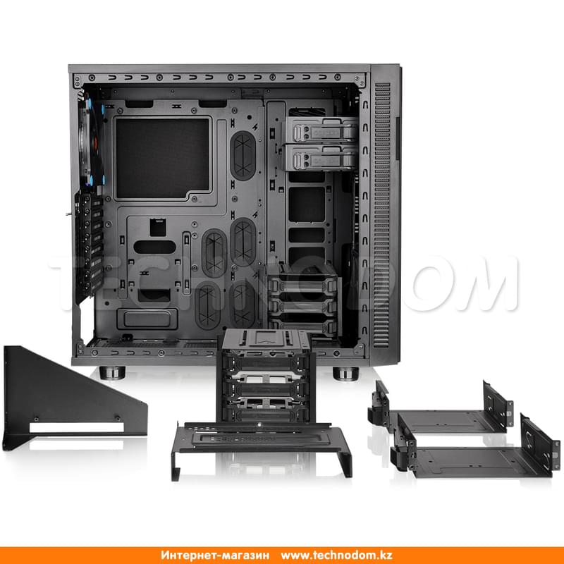 ПК корпус Thermaltake Suppressor F31 TG MidTower, window, Black ATX (CA-1E3-00M1WN-03) - фото #10, Technodom.kz