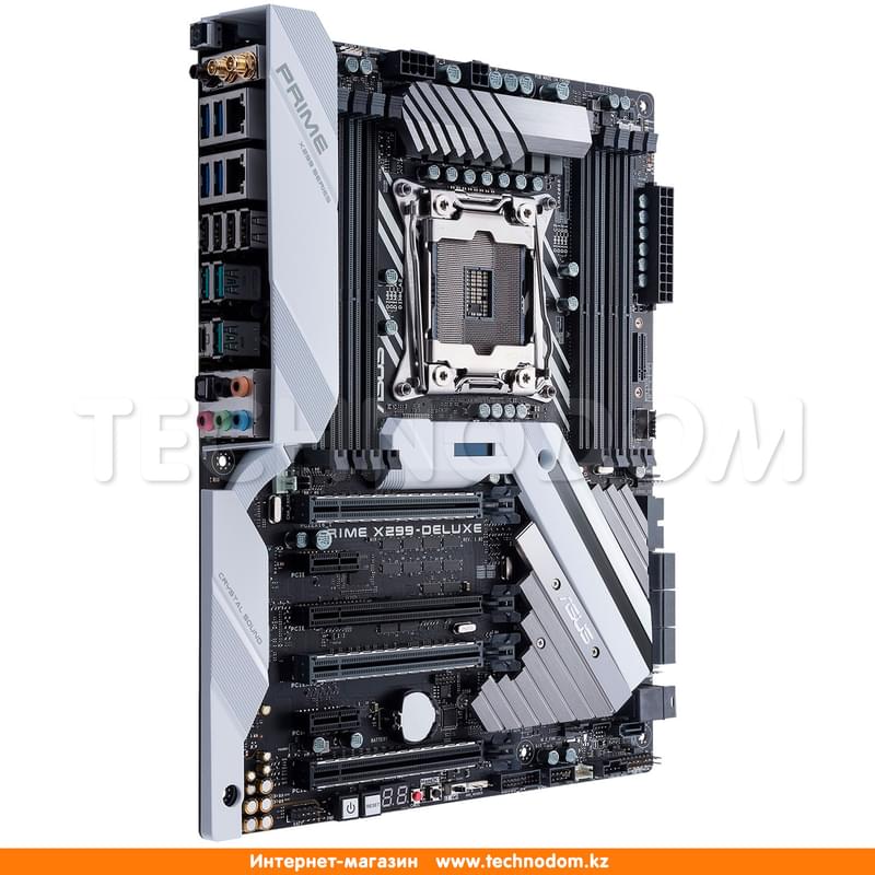 Материнская плата Asus PRIME X299-DELUXE LGA2066 8DDR4 PCI-E 4x16 2x1 ATX - фото #1, Technodom.kz