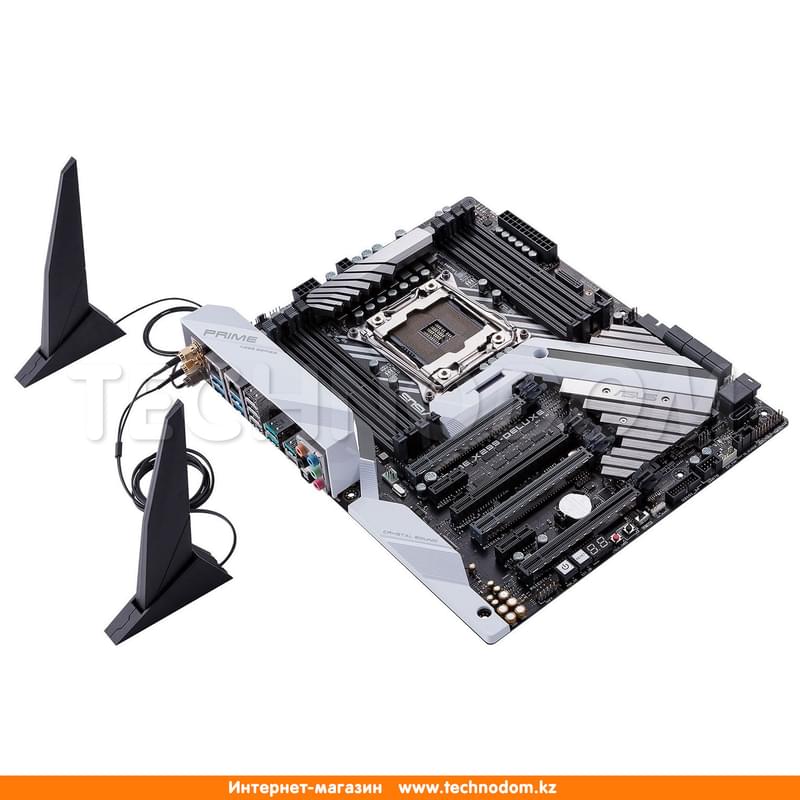 Материнская плата Asus PRIME X299-DELUXE LGA2066 8DDR4 PCI-E 4x16 2x1 ATX - фото #5, Technodom.kz