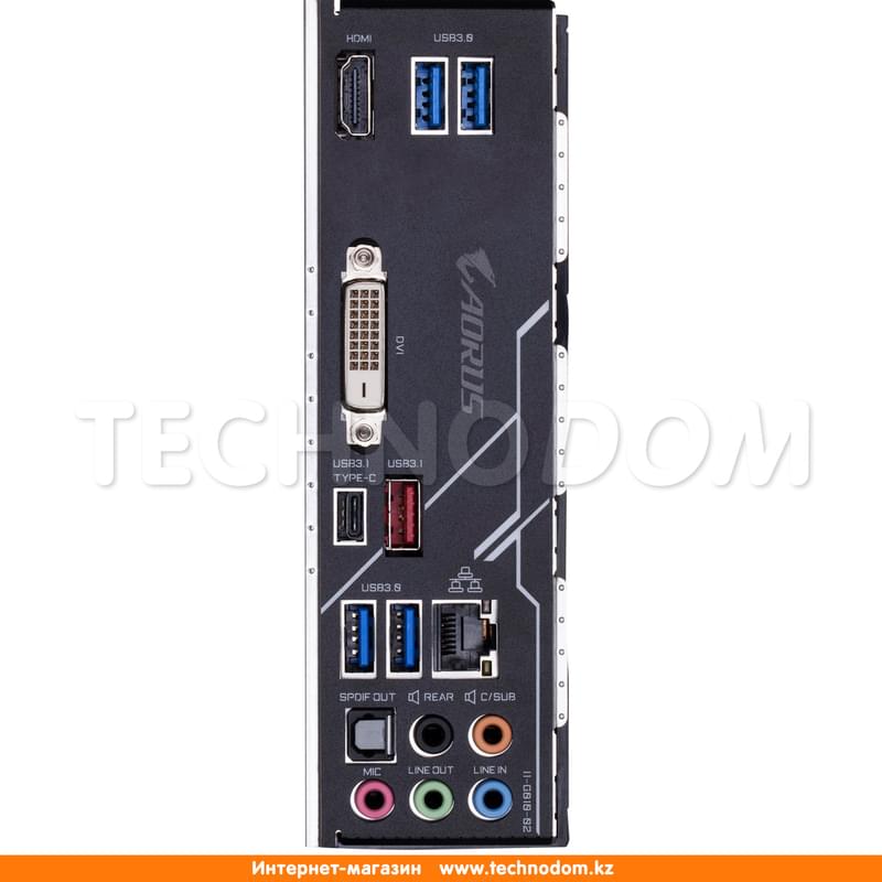 Материнская плата Gigabyte B450 AORUS PRO AM4 4DDR4 PCIe 3x16 1x1 (HDMI+DVI-D) ATX - фото #3, Technodom.kz