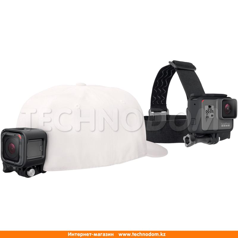 Крепление GoPro Head Strap + QuickClip Support system (ACHOM-001) - фото #2, Technodom.kz