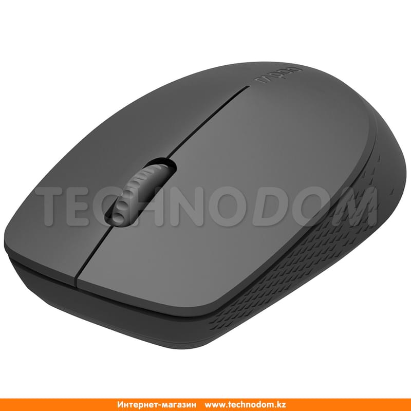 Мышка беспроводная USB/BT Rapoo M100 Silent, Dark Gray - фото #1, Technodom.kz