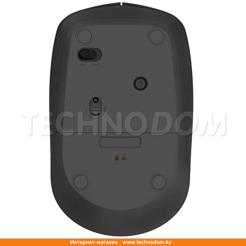 Мышка беспроводная USB/BT Rapoo M100 Silent, Dark Gray - фото #4, Technodom.kz