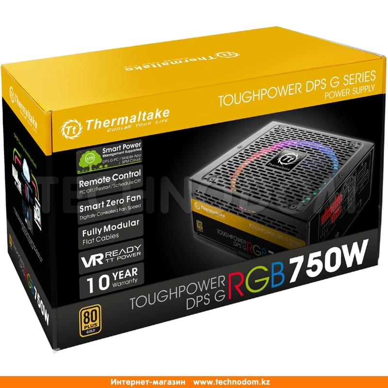 Блок питания Thermaltake Toughpower DPS G RGB 750W APFC ATX 20+4pin, 4+4pin (PS-TPG-0750DPCGEU-R) - фото #13, Technodom.kz