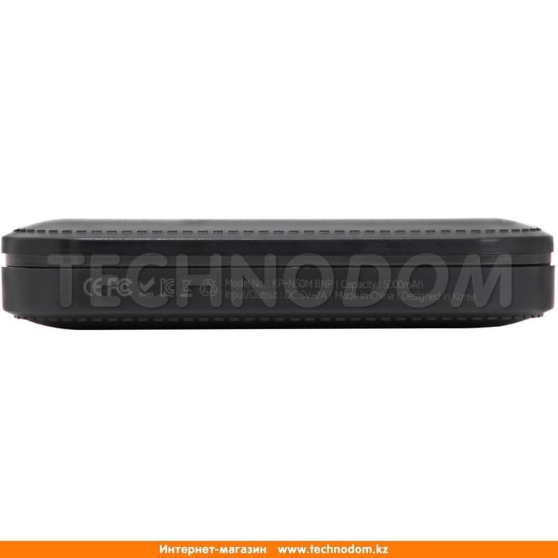 Внешний аккумулятор Technodom, 5000Mah, Type-C + Lightning + Micro USB, Black (KP-N50M/BNP) - фото #4, Technodom.kz