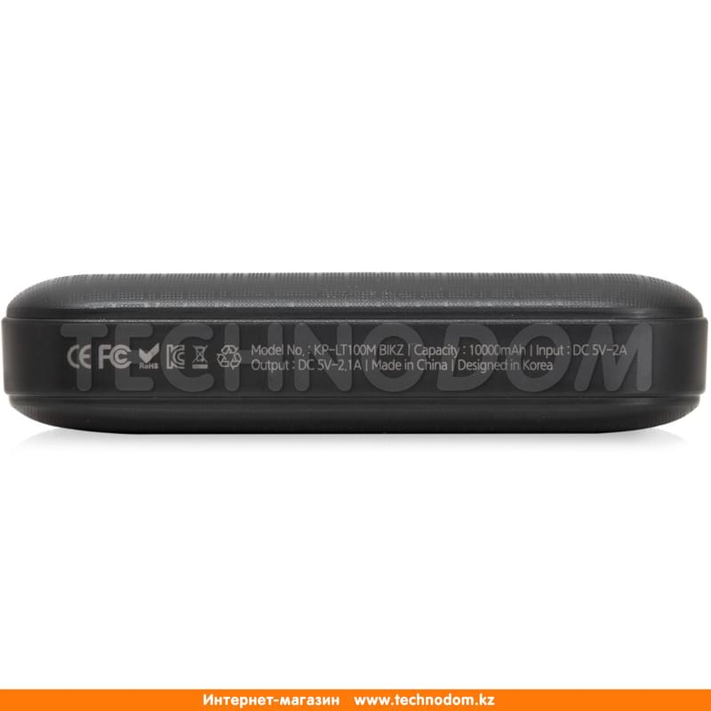 Внешний аккумулятор Technodom, 10000Mah, Type-C+Lightning+MicroUSB, ILoveKZ, Black (KP-LT100M/BIKZ) - фото #5, Technodom.kz