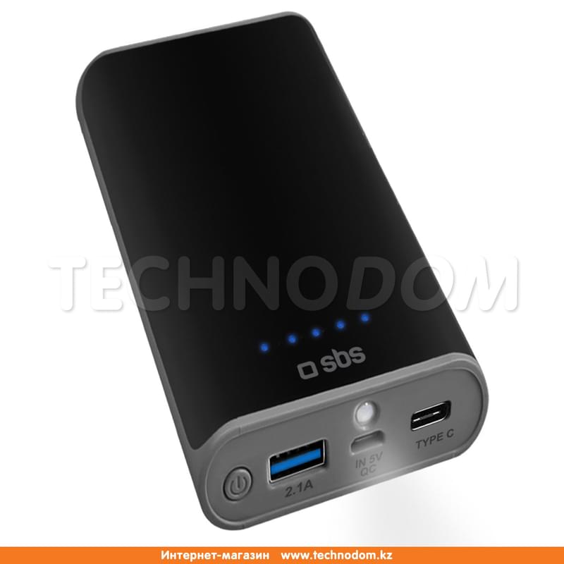 Внешний аккумулятор SBS, 10400Mah, Black (TTBB104002UTC) - фото #0, Technodom.kz