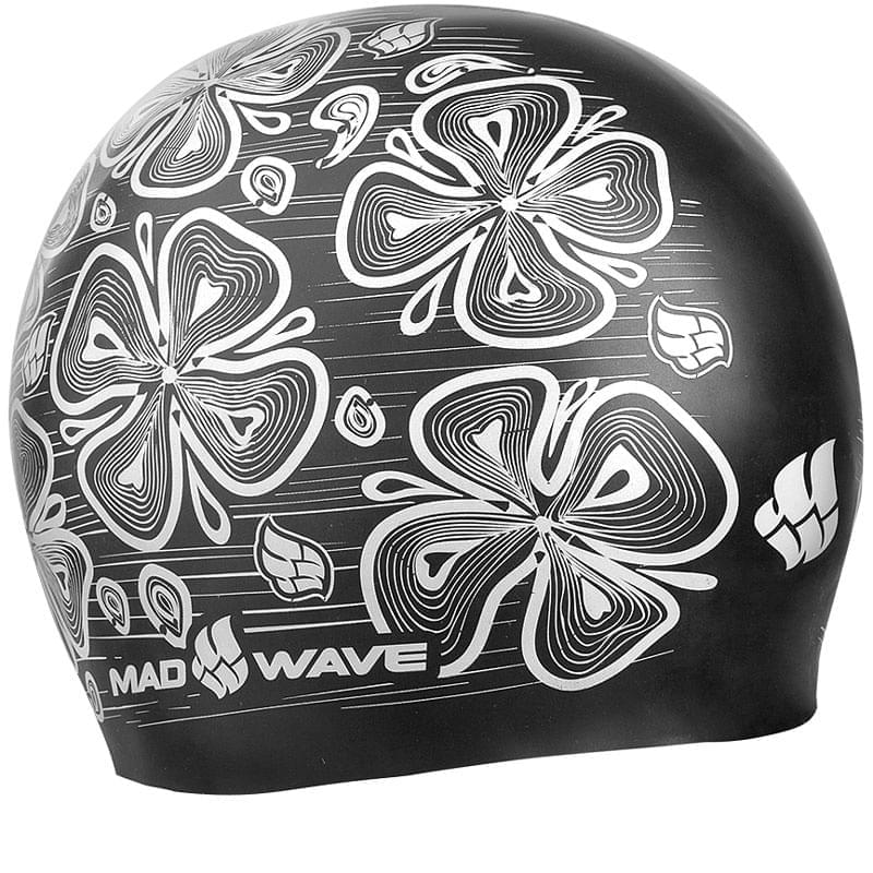 Шапочка силиконовая Mad Wave Reverse Flora (Black) - фото #0, Technodom.kz