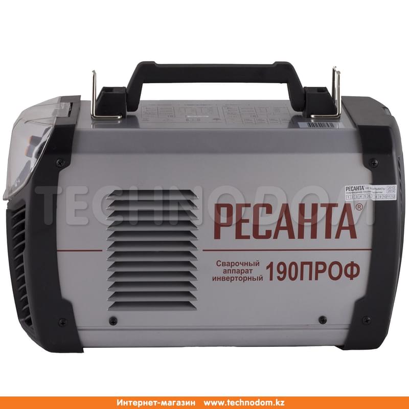 Сварочный аппарат инверторный Ресанта САИ-190ПРОФ (65/30) - фото #1, Technodom.kz Сварочный аппарат инверторный Ресанта САИ-190ПРОФ (65/30) - фото #1, Technodom.kz