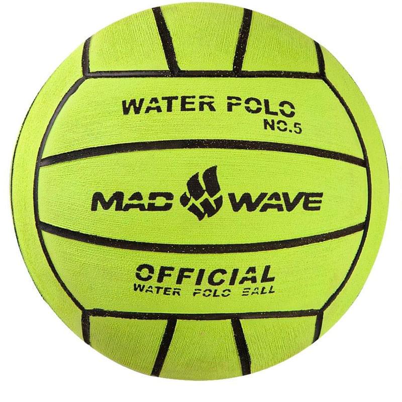 Мяч для водного поло Mad Wave Bater Polo Ball Official size Weight №5 (Green) - фото #1, Technodom.kz