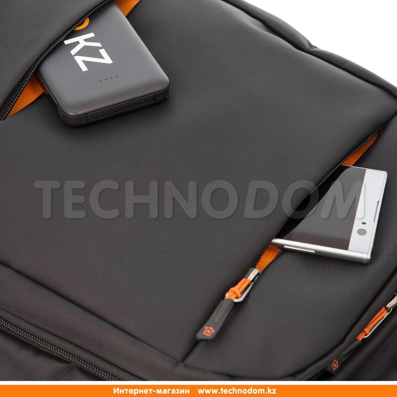 Рюкзак для ноутбука 15.6" Technodom, TD-002, Black/Orange (TD-002B) - фото #4, Technodom.kz