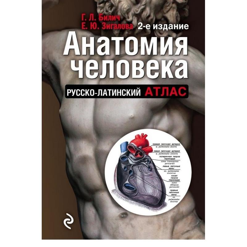 Анатомия человека: Русско-латинский атлас. 2-е издание - фото #0, Technodom.kz