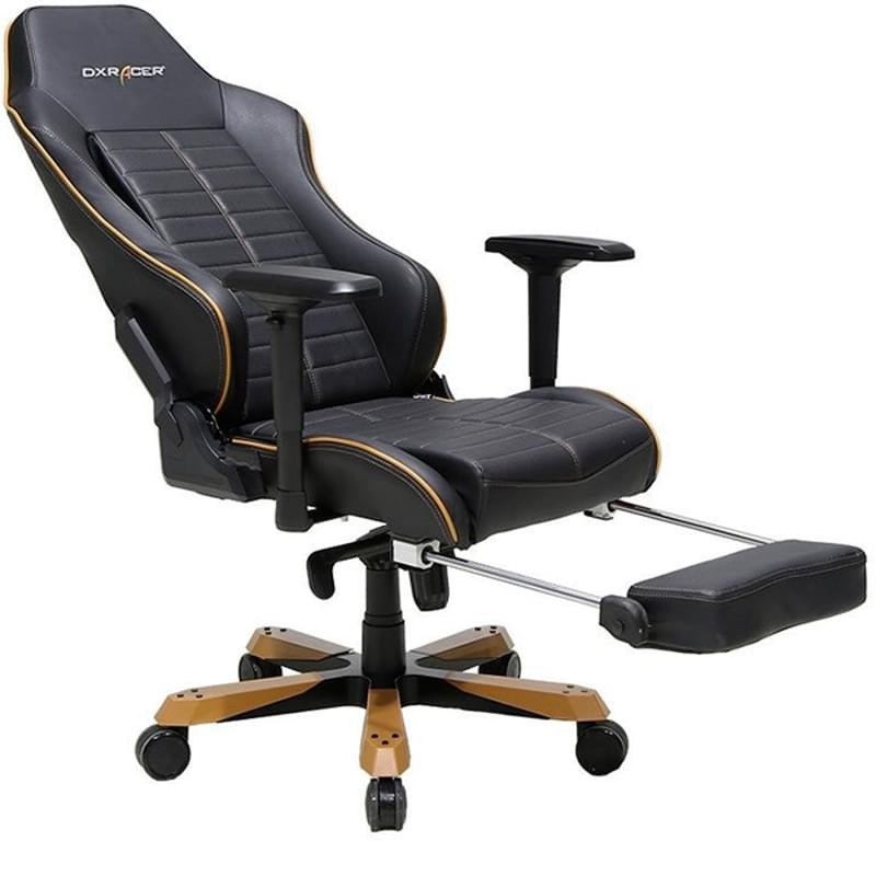Игровое компьютерное кресло DXRacer Iron, Black/Brown (OH/IA133/NC) - фото #2, Technodom.kz