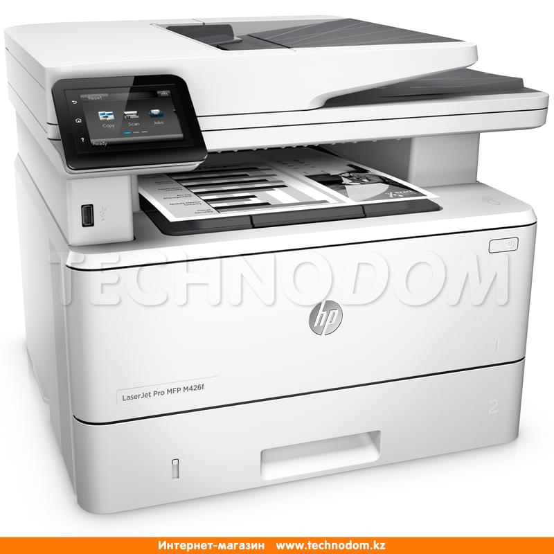 МФУ лазерное HP LaserJet Pro M426fdn A4-A-D-F-N (F6W14A)/Картридж HP №26A Black 3100 стр. - фото #2, Technodom.kz