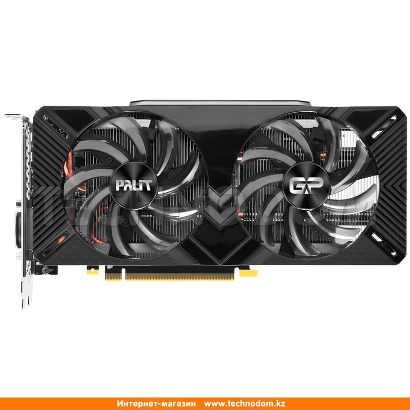 Видеокарта Palit RTX 2070 DUAL 8GB 256bit/G6 (HDMI+DVI-D+3DP) (NE62070015P2-1062A) - фото #0, Technodom.kz