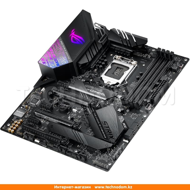 Материнская плата Asus ROG STRIX Z390-E GAMING LGA1151 4DDR4 PCI-E 3x16 3x1 (HDMI+DP) ATX - фото #2, Technodom.kz