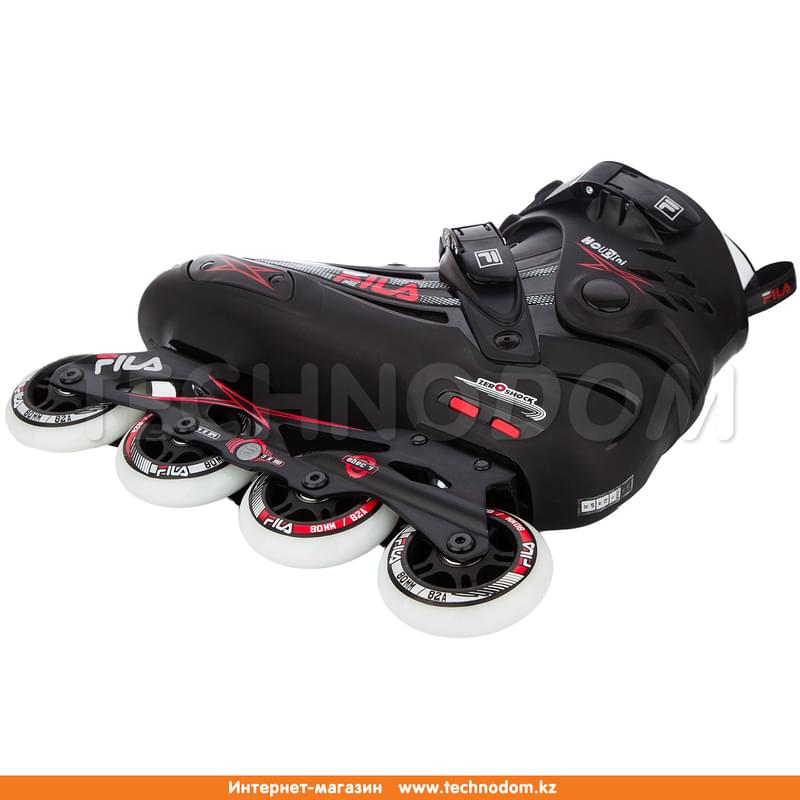 Ролики Fila Houdini (8 (42), Black-Red) - фото #4, Technodom.kz