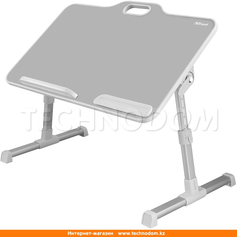 Охлаждающая подставка для ноутбука Trust Tula Portable Desk Rise до 17", Серебристый - фото #0, Technodom.kz