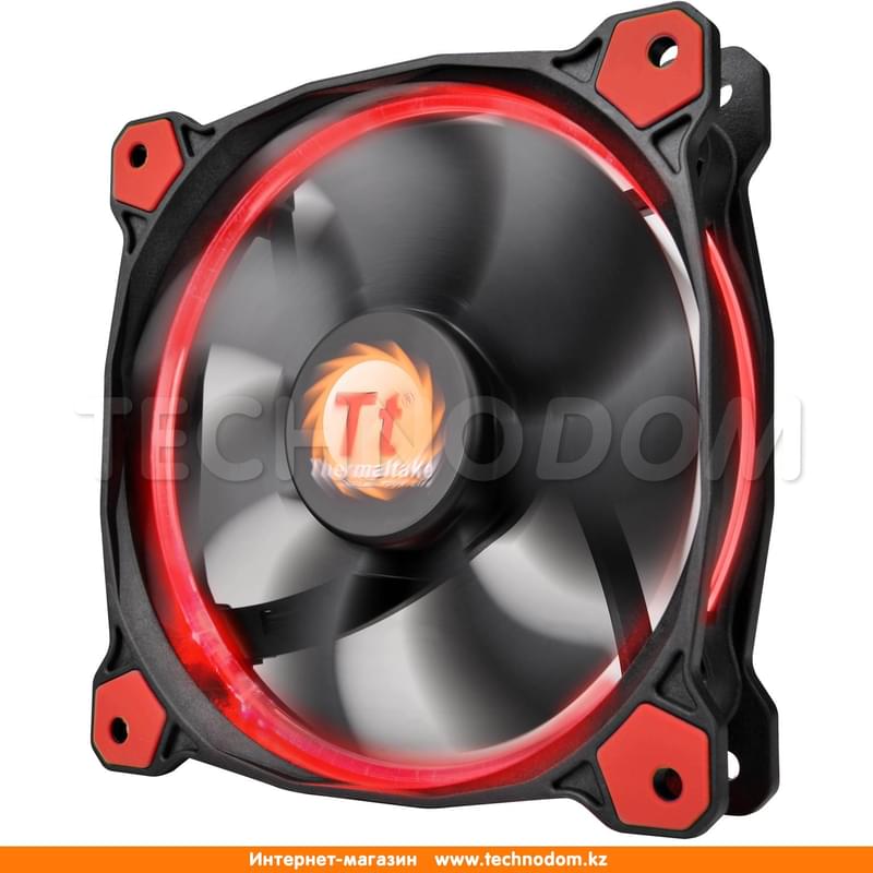 Кулер для кейса Thermaltake Riing 12 LED Red ATX (CL-F038-PL12RE-A) - фото #2, Technodom.kz Кулер для кейса Thermaltake Riing 12 LED Red ATX (CL-F038-PL12RE-A) - фото #2, Technodom.kz
