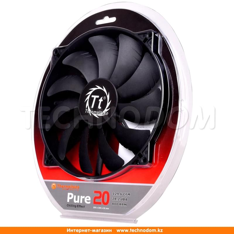 Кулер для кейса Thermaltake Pure 20 Black ATX (CL-F015-PL20BL-A) - фото #4, Technodom.kz